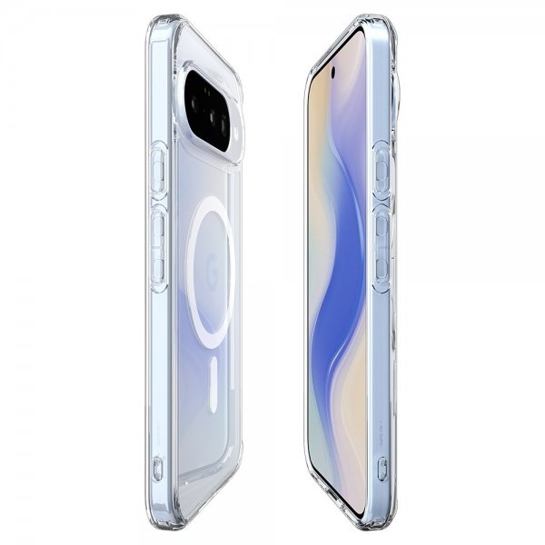 Spigen Google Pixel 10/Pixel 10 Pro Cover Ultra Hybrid MagFit Clear White