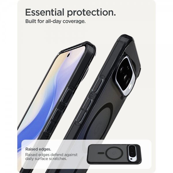 Spigen Google Pixel 10/Pixel 10 Pro Cover Ultra Hybrid MagFit Frost Black