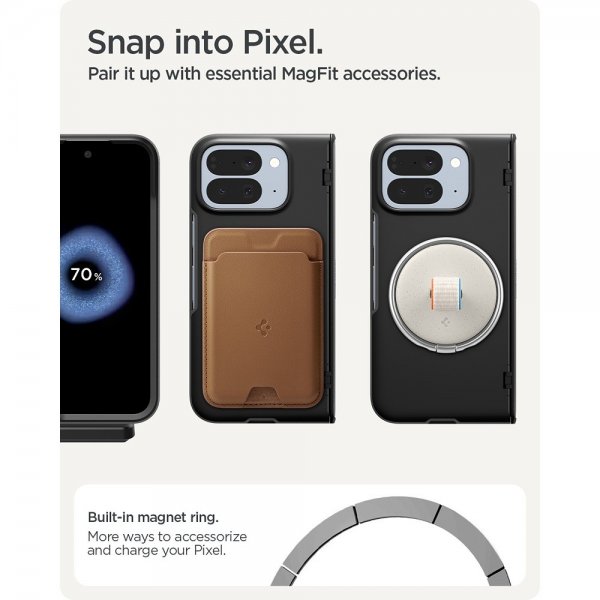 Spigen Google Pixel 10 Pro Fold Cover Slim Armor Pro MagFit Sort