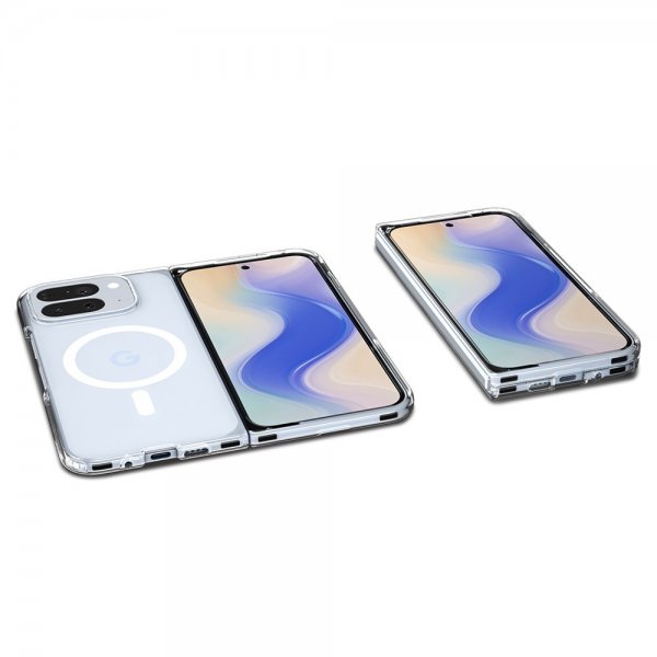 Spigen Google Pixel 10 Pro Fold Cover Ultra Hybrid MagFit Clear White