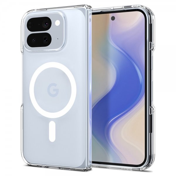 Spigen Google Pixel 10 Pro Fold Cover Ultra Hybrid MagFit Clear White