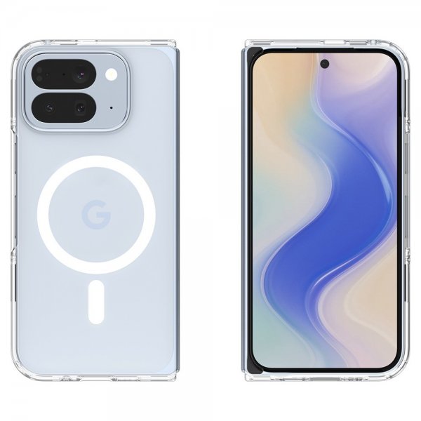 Spigen Google Pixel 10 Pro Fold Cover Ultra Hybrid MagFit Clear White