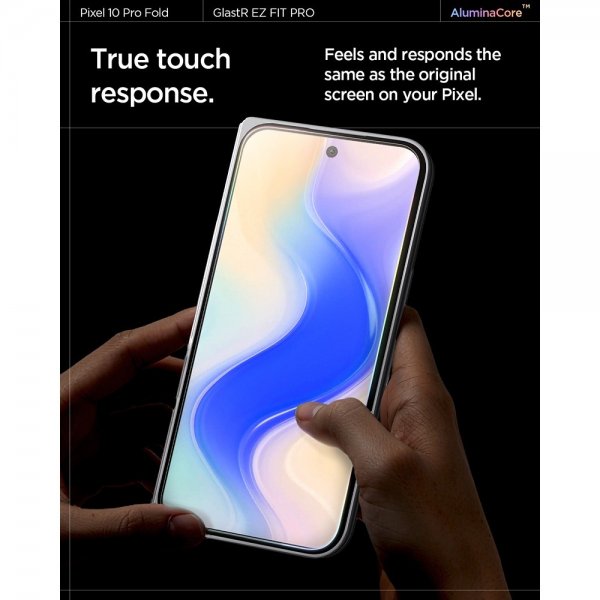 Spigen Google Pixel 10 Pro Fold Skærmbeskytter GLAS.tR EZ Fit Optik Pro 2-pak