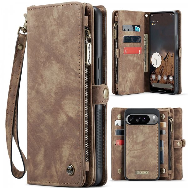 CaseMe Google Pixel 10 Pro XL Cover 008 Series Aftageligt Etui Brun