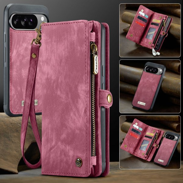 CaseMe Google Pixel 10 Pro XL Cover 008 Series Aftageligt Cover Rød