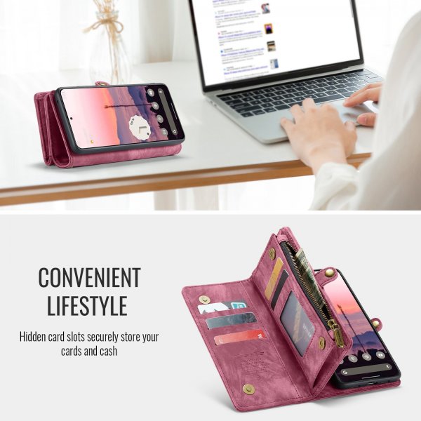 CaseMe Google Pixel 10 Pro XL Cover 008 Series Aftageligt Cover Rød