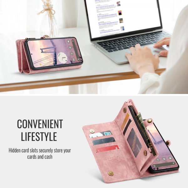 CaseMe Google Pixel 10 Pro XL Cover 008 Series Aftageligt Etui Rosa