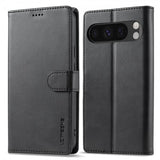 Lc.Imeeke Google Pixel 10 Pro XL Cover med Kortlomme Standerfunktion Sort
