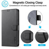 Lc.Imeeke Google Pixel 10 Pro XL Cover med Kortlomme Standerfunktion Sort
