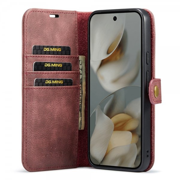 Dg.Ming Google Pixel 10 Pro XL Cover med Aftageligt Cover Rød