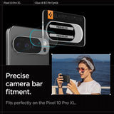 Spigen Google Pixel 10 Pro XL Kamerabeskyttelsesglas.tR EZ Fit Optik 2-pak
