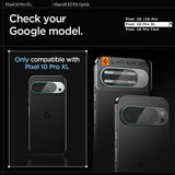 Spigen Google Pixel 10 Pro XL Kamerabeskyttelsesglas.tR EZ Fit Optik 2-pak