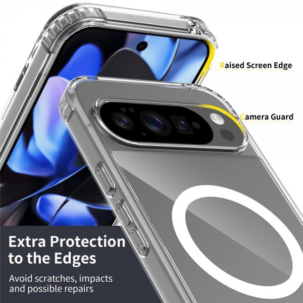 Nordic Covers Google Pixel 10 Pro XL Cover Feather Series MagSafe Transparent