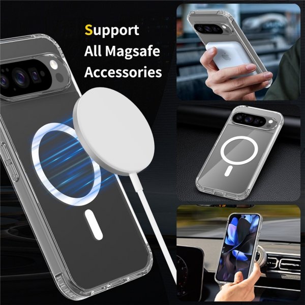 Nordic Covers Google Pixel 10 Pro XL Cover Feather Series MagSafe Transparent