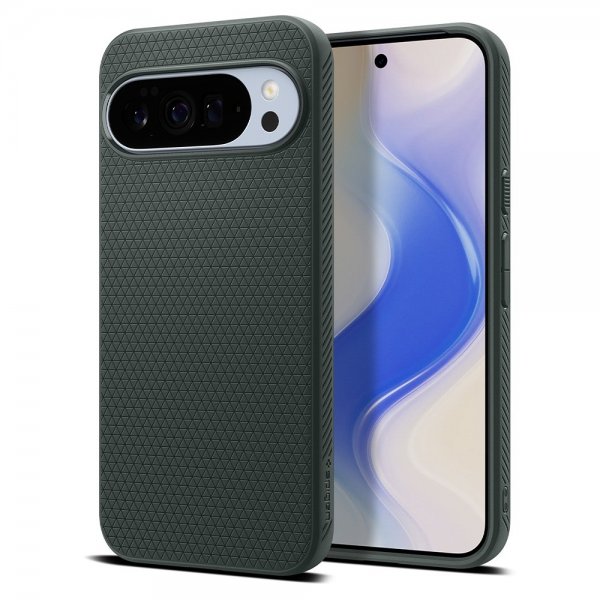 Spigen Google Pixel 10 Pro XL Cover Liquid Air MagFit Abyss Green