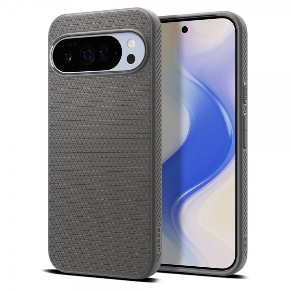 Spigen Google Pixel 10 Pro XL Cover Liquid Air MagFit Marble Gray