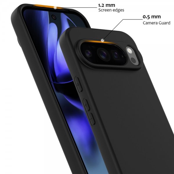 Google Pixel 10 Pro XL Cover med Strop Silikone MagSafe Sort