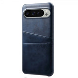 Google Pixel 10 Pro XL Cover med to Kortlommer Blå