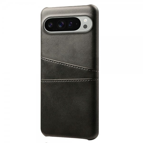 Google Pixel 10 Pro XL Cover med to Kortlommer Sort