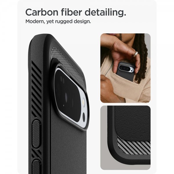 Spigen Google Pixel 10 Pro XL Cover Rugged Armor MagFit Mat Sort