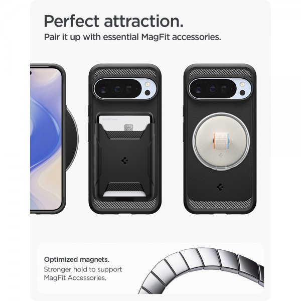 Spigen Google Pixel 10 Pro XL Cover Rugged Armor MagFit Mat Sort