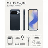 Spigen Google Pixel 10 Pro XL Cover Thin Fit MagFit Metal Slate