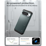 Spigen Google Pixel 10 Pro XL Cover Tough Armor MagFit Abyss Green