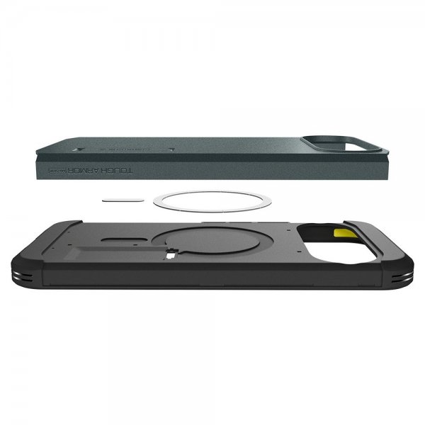 Spigen Google Pixel 10 Pro XL Cover Tough Armor MagFit Abyss Green