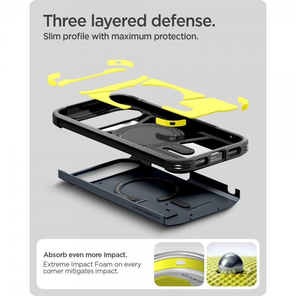 Spigen Google Pixel 10 Pro XL Cover Tough Armor MagFit Metal Slate
