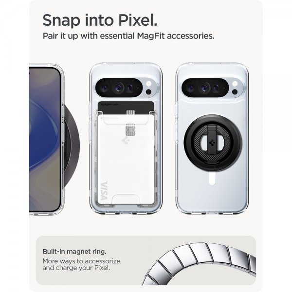 Spigen Google Pixel 10 Pro XL Cover Ultra Hybrid MagFit Clear White