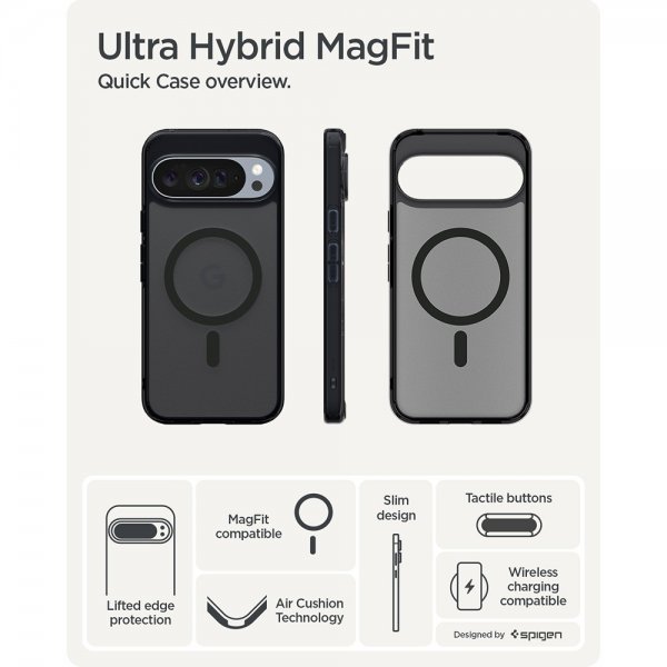 Spigen Google Pixel 10 Pro XL Cover Ultra Hybrid MagFit Frost Black