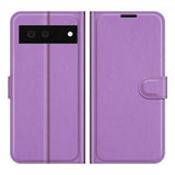 Google Pixel 6 Cover Litchi Lilla
