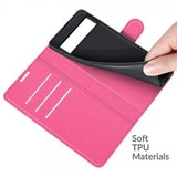 Google Pixel 6 Cover Litchi Magenta
