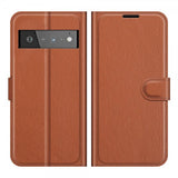 Google Pixel 6 Pro Cover Litchi Brun