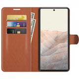 Google Pixel 6 Pro Cover Litchi Brun