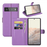Google Pixel 6 Pro Cover Litchi Lilla