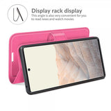 Google Pixel 6 Pro Cover Litchi Magenta