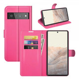 Google Pixel 6 Pro Cover Litchi Magenta