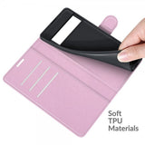 Google Pixel 6 Pro Cover Litchi Pink