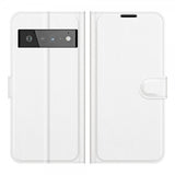 Google Pixel 6 Pro Cover Litchi Hvid