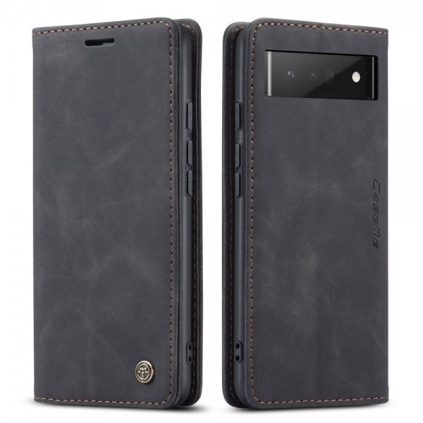 CaseMe Google Pixel 6 Pro Etui Retro Flip Sort