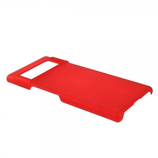 Google Pixel 6 Pro Cover Mat Hårdplast Rød