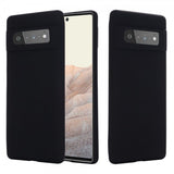 Google Pixel 6 Pro Cover med Rem Silikone Sort