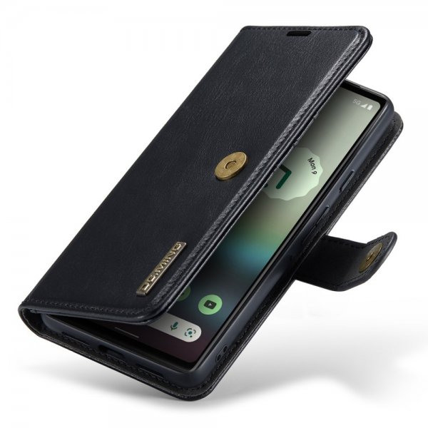 Dg.Ming Google Pixel 6a Etui med Aftageligt Cover Sort