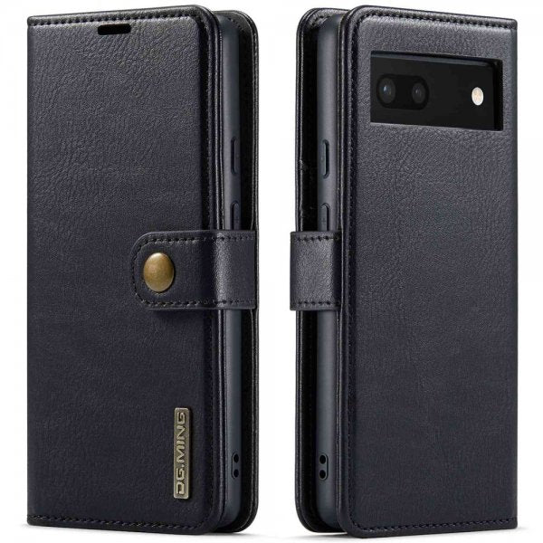 Dg.Ming Google Pixel 6a Etui med Aftageligt Cover Sort