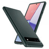 Spigen Google Pixel 6a Cover Liquid Air Midnight Green