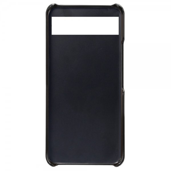 Google Pixel 6a Cover med to Kortlommer Sort