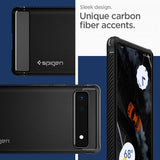 Spigen Google Pixel 6a Cover Rugged Armor Mat Sort