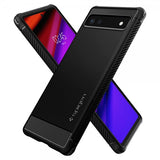 Spigen Google Pixel 6a Cover Rugged Armor Mat Sort