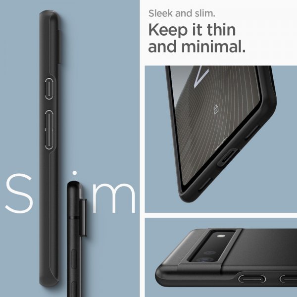 Spigen Google Pixel 6a Cover Thin Fit Sort